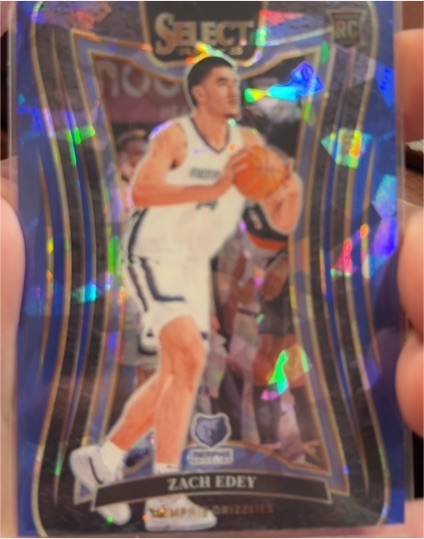 2024-25 Panini Select #391 Zach Edey — front