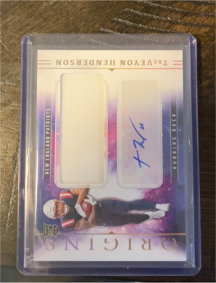 2025 Panini Origins #RJJ-THN TreVeyon Henderson — front