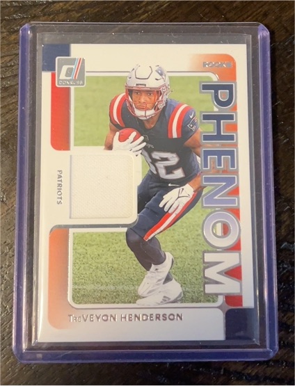 2025 Panini Donruss #RPJ-THN TreVeyon Henderson Rookie Phenom Jerseys — front