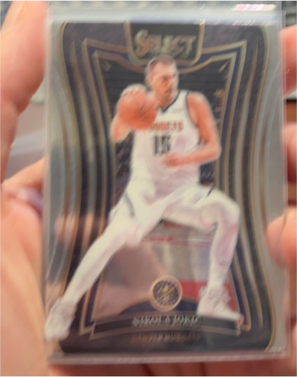 2024-25 Panini Select #313 Nikola Jokic Mezzanine Level Silver Prizm — front
