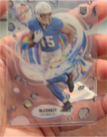 2024 Topps Signature Class #F-10 Ladd McConkey Fluidity Rookie — front