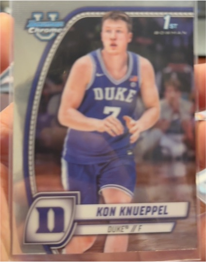 2024-25 Bowman University Chrome #48 Kon Knueppel — front