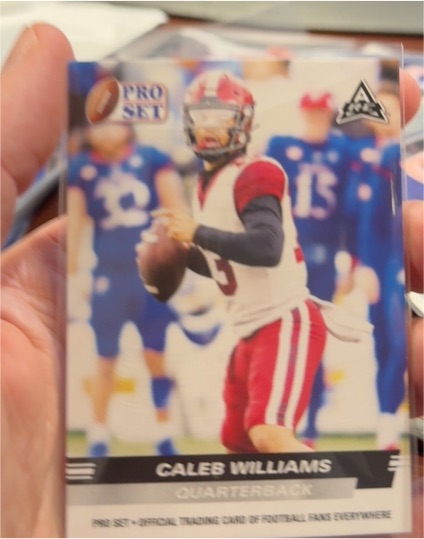 2022 Leaf Pro Set Draft #PS-04 Caleb Williams — front