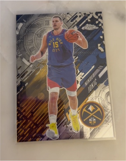 2025-26 Topps Chrome #GT-9 Nikola Jokic Go Time — front