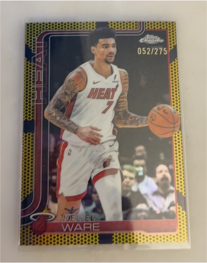 2025-26 Topps Chrome #129 Kel'el Ware — front