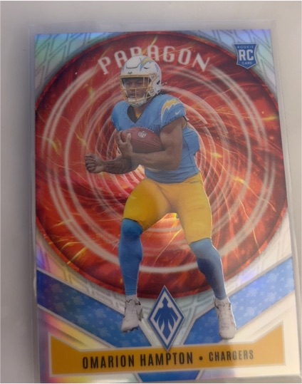2025 Panini Phoenix #9 Omarion Hampton Paragon Rookie — front