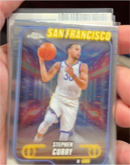 2024-25 Topps Chrome #187 Stephen Curry — front