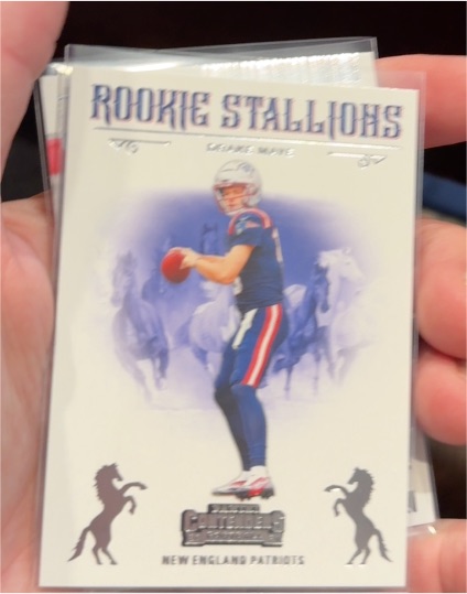 2024 Panini Contenders Rookie Stallions #4 Mac Jones — front