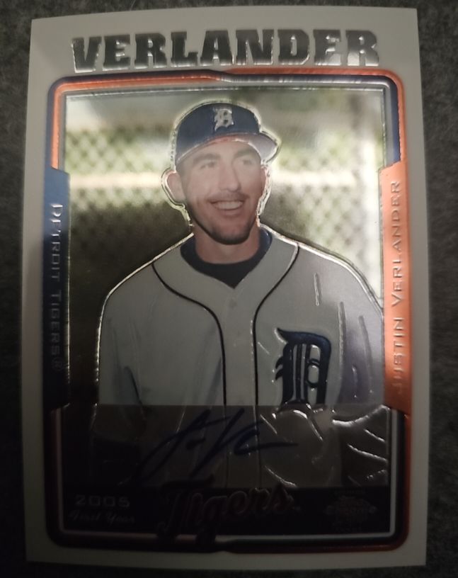 2005 Topps Chrome #242 Justin Verlander — front