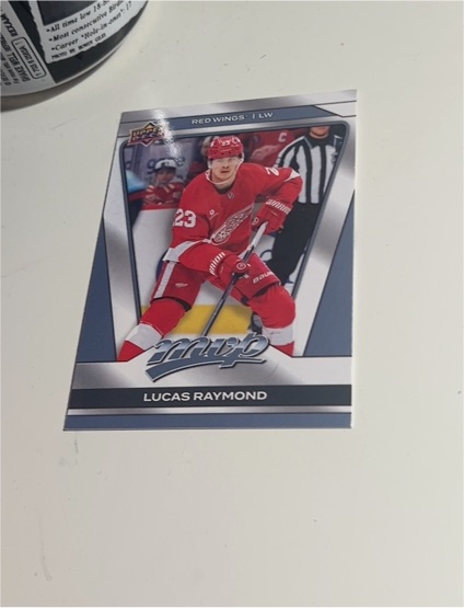 2025-26 Upper Deck MVP #123 Lucas Raymond — front