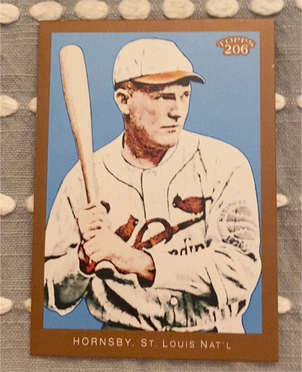 2009 Topps 206 #83 Rogers Hornsby — front