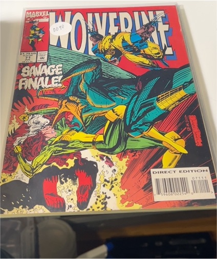 Wolverine #71 (July 1993) Marvel Comics — front