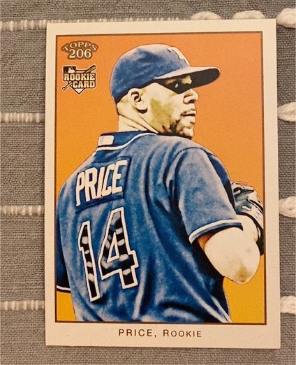 2009 Topps 206 #181 David Price — front