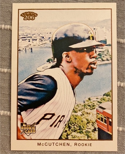 2009 Topps 206 #10b Andrew McCutchen Rookie — front