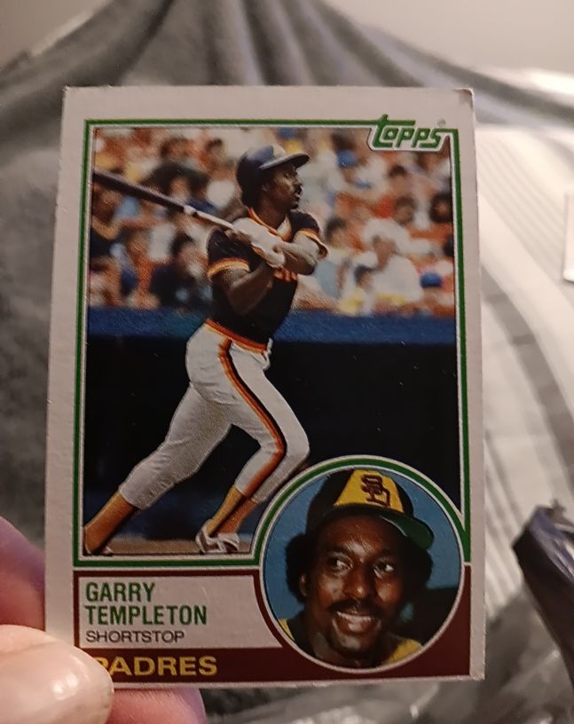 1983 Topps #505 Garry Templeton — front