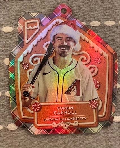 2024 Topps Holiday #MLBO-2 Corbin Carroll — front