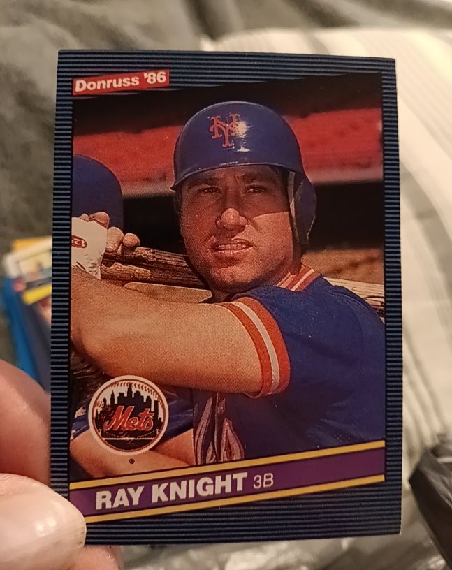 1986 Donruss #597 Ray Knight — front