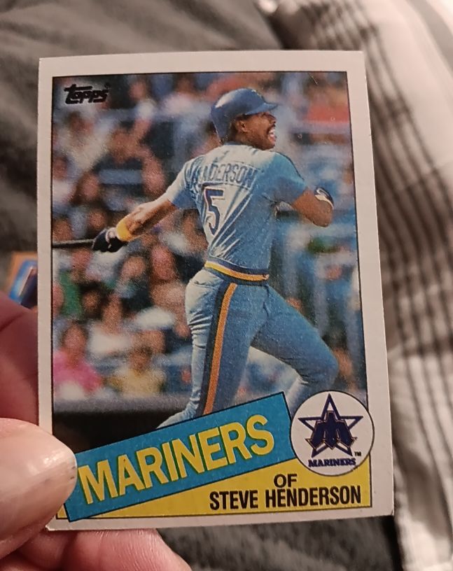 1985 Topps #640 Steve Henderson — front