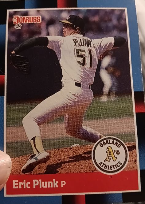 1988 Donruss #503 Eric Plunk — front