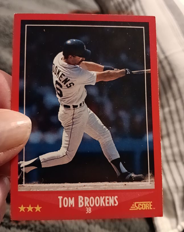 1988 Score #233 Tom Brookens — front