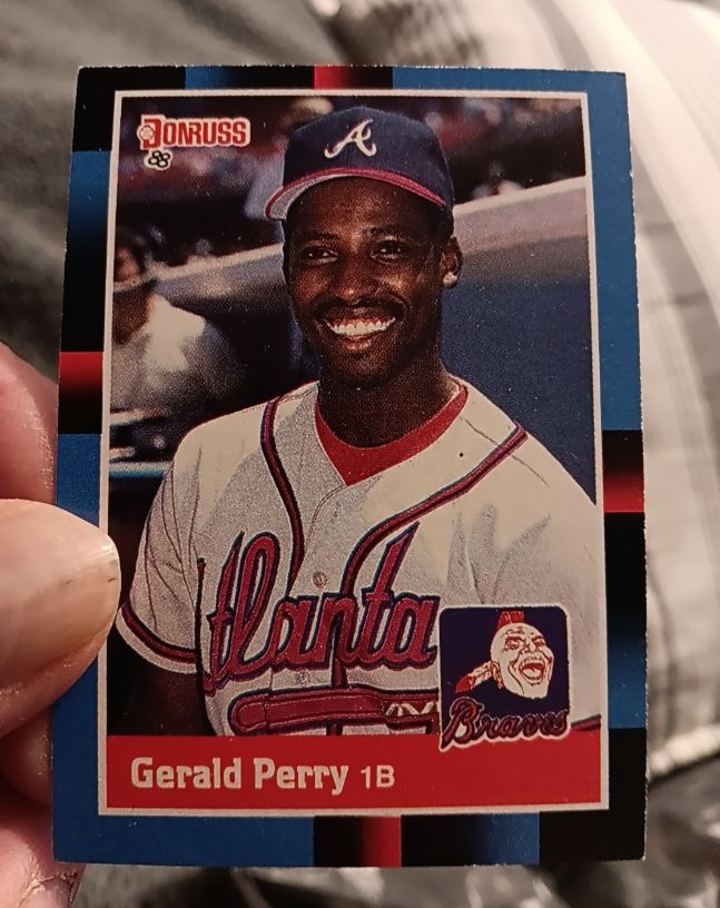 1988 Donruss #437 Gerald Perry — front