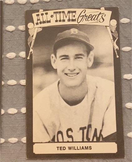 1973 TCMA All-Time Greats Ted Williams — front