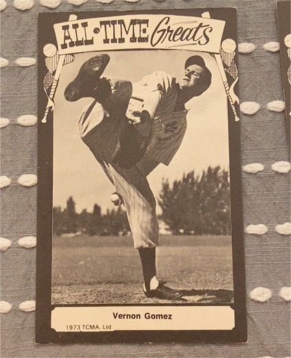 1973 TCMA All-Time Greats Vernon Gomez — front