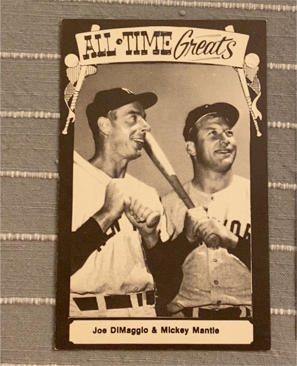 1973 TCMA All-Time Greats Joe DiMaggio & Mickey Mantle — front