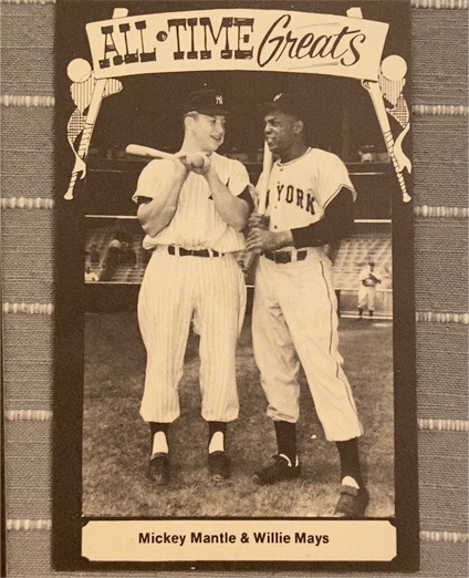 1975 TCMA All-Time Greats Mickey Mantle & Willie Mays — front