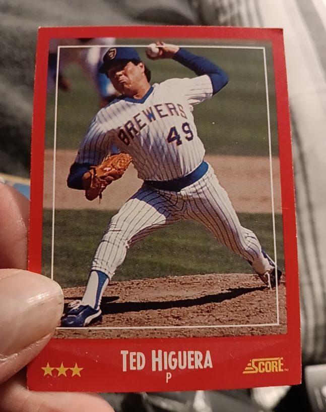 1988 Score #280 Ted Higuera — front