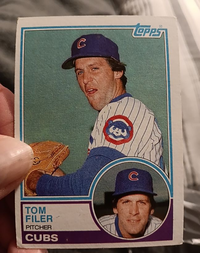1983 Topps #508 Tom Filer — front