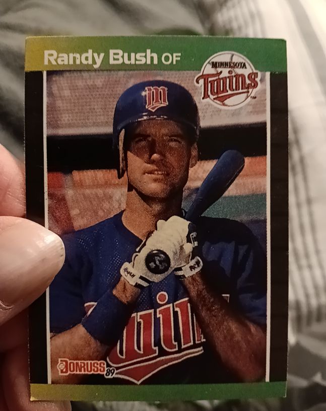 1989 Donruss #537 Randy Bush — front