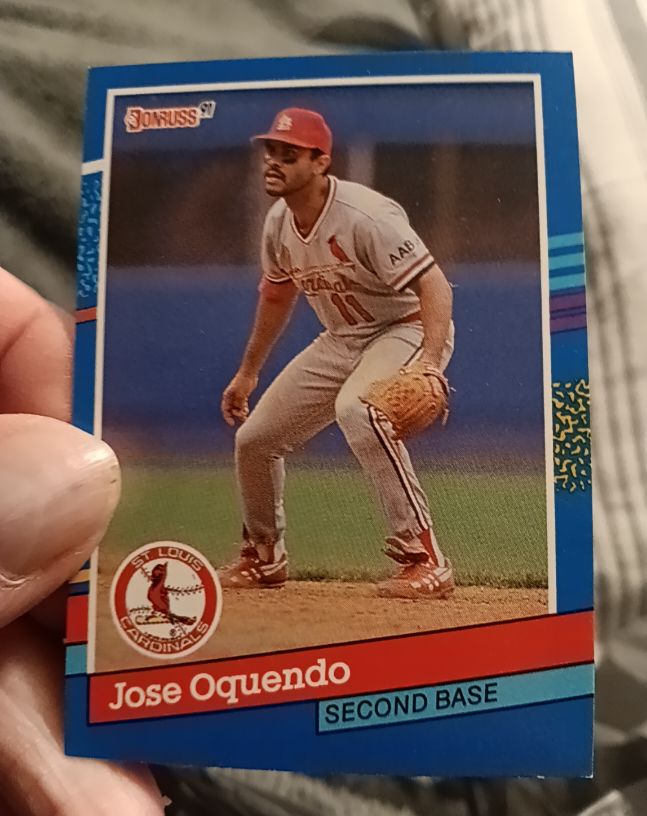 1991 Donruss #281 Jose Oquendo — front