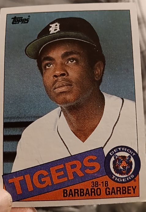 1985 Topps #243 Barbaro Garbey — front