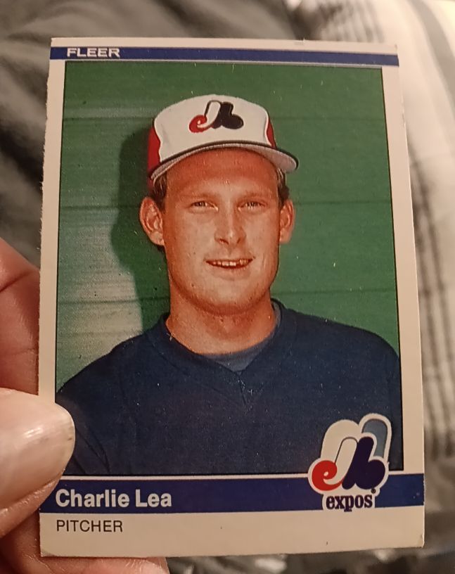 1984 Fleer #278 Charlie Lea — front