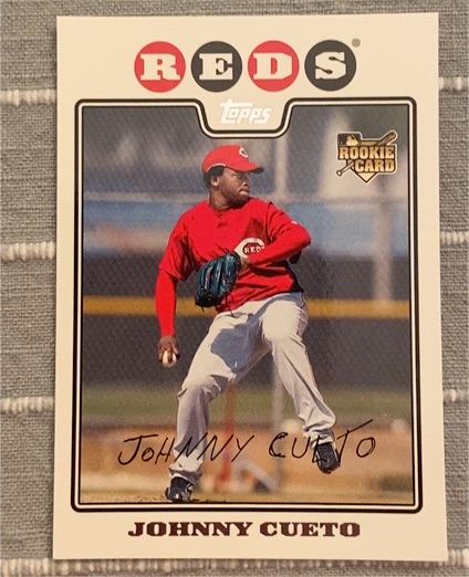 2008 Topps #476 Johnny Cueto — front