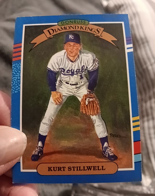 1991 Donruss Diamond Kings #24 Kurt Stillwell — front