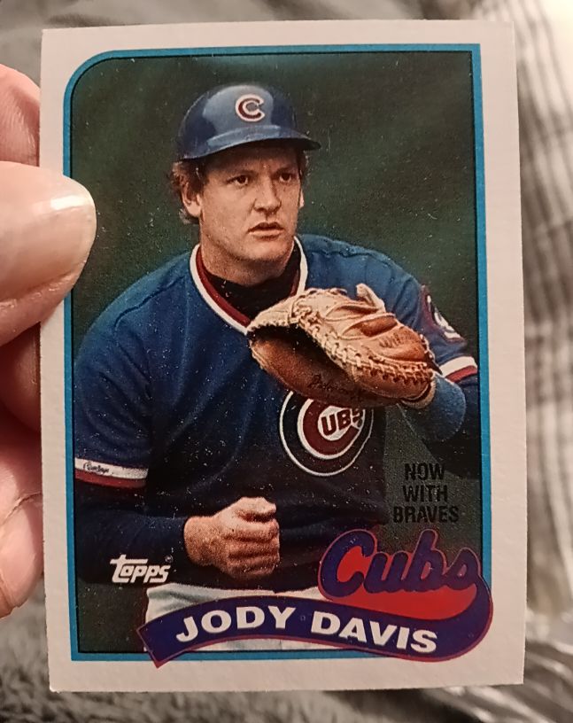 1989 Topps #115 Jody Davis — front