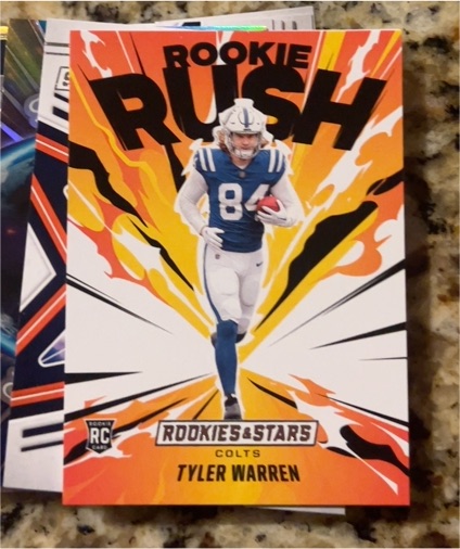 2025 Panini Rookies & Stars Rookie Rush #18 Tyler Warren — front
