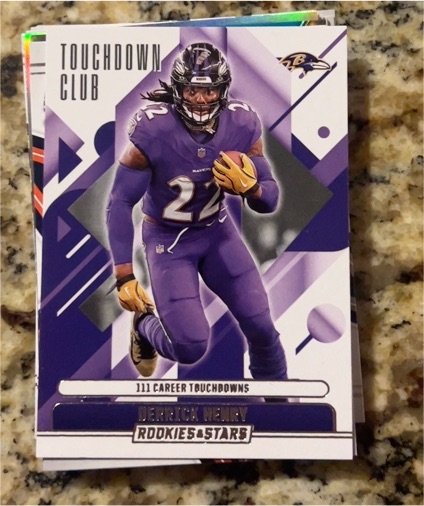 2025 Panini Rookies & Stars #10 Derrick Henry Touchdown Club — front