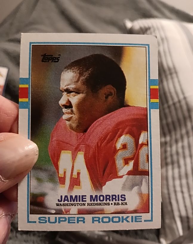 1989 Topps #252 Jamie Morris — front