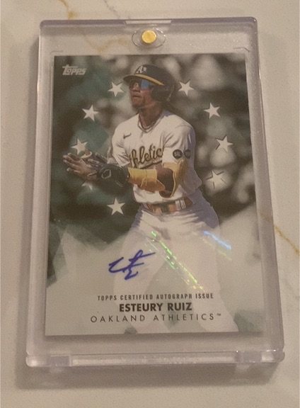 2024 Topps Series 2 Baseball Stars Autograph #BSA2-ERU Esteury Ruiz — front