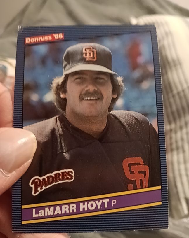 1986 Donruss #139 LaMarr Hoyt — front