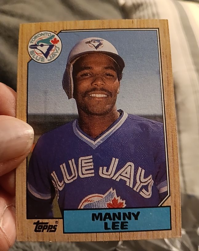 1987 Topps #574 Manny Lee — front