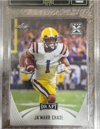 2021 Leaf Draft #31 Ja'Marr Chase — front