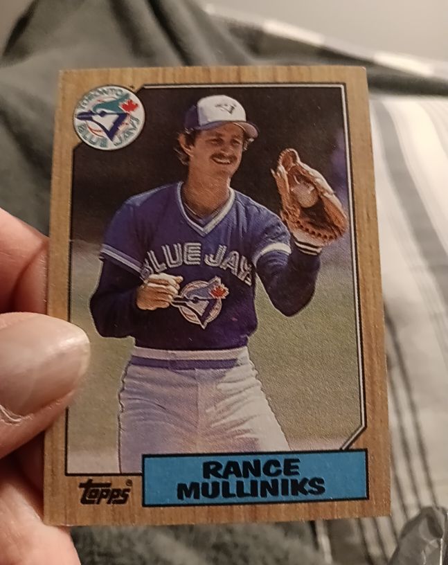 1987 Topps #537 Rance Mulliniks — front