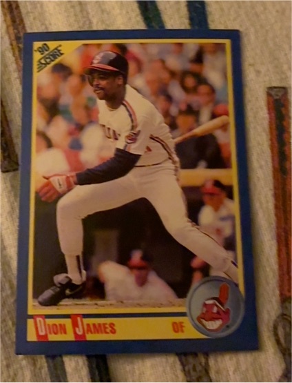 1990 Score #514 Dion James — front