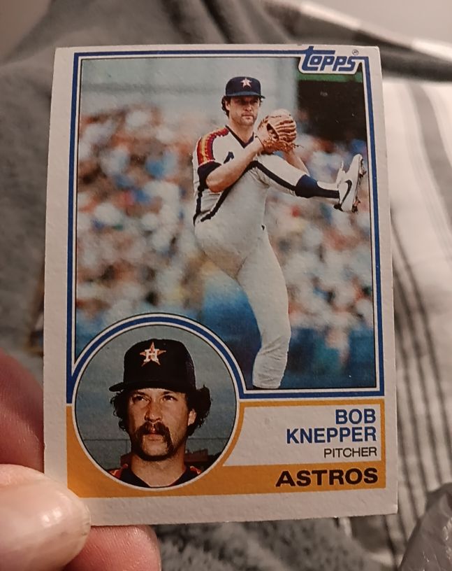 1983 Topps #382 Bob Knepper — front