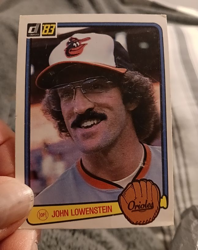 1983 Donruss #153 John Lowenstein — front