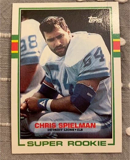 1989 Topps #361 Chris Spielman — front